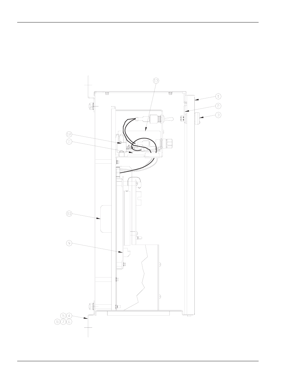 Fuel point reader, c06699 - side view, Fuel point reader, c06699 - side view -4 | Gasboy Fuel Point User Manual | Page 14 / 24