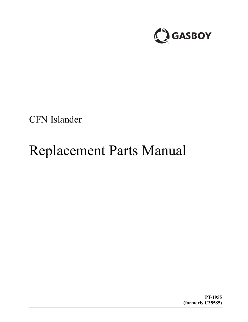 Gasboy CFN Islander User Manual | 52 pages