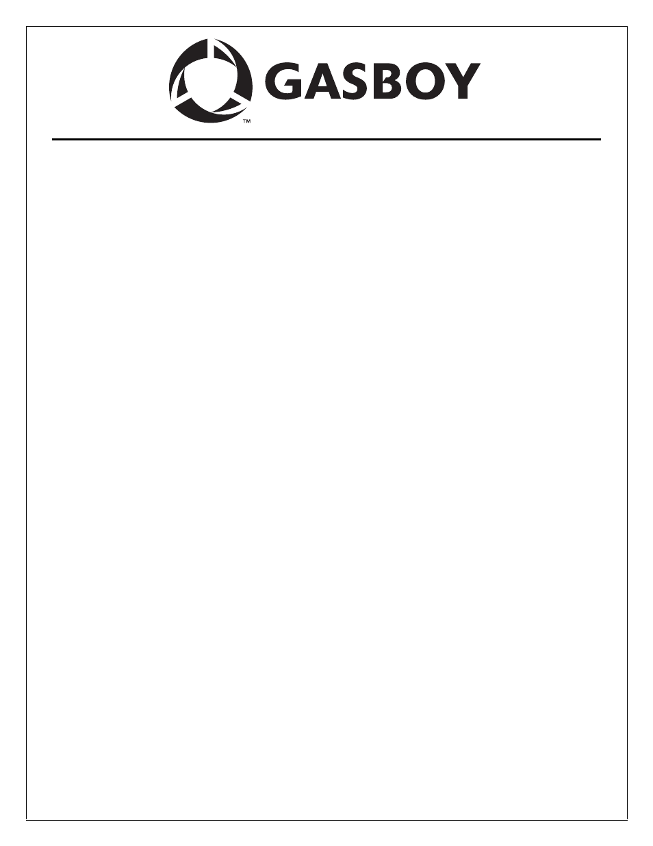 Gasboy 2020 User Manual | 1 page