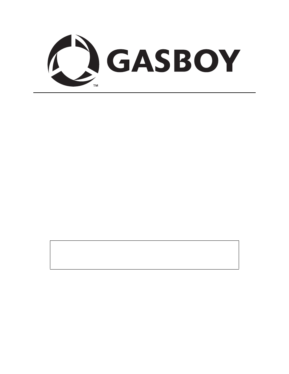 Gasboy 580 User Manual | 44 pages