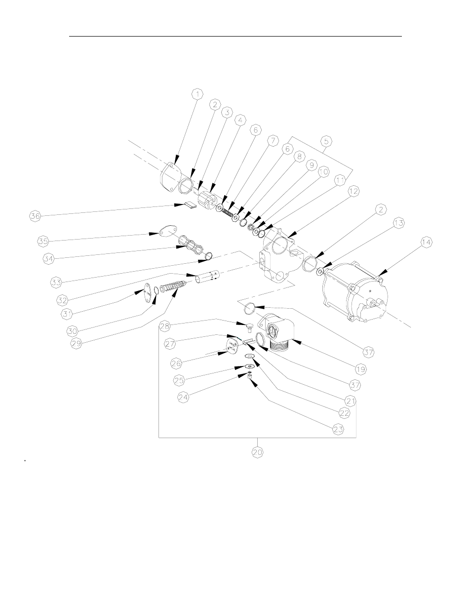 Direct drive motor-pump assembly | Gasboy 70 Series User Manual | Page 40 / 53