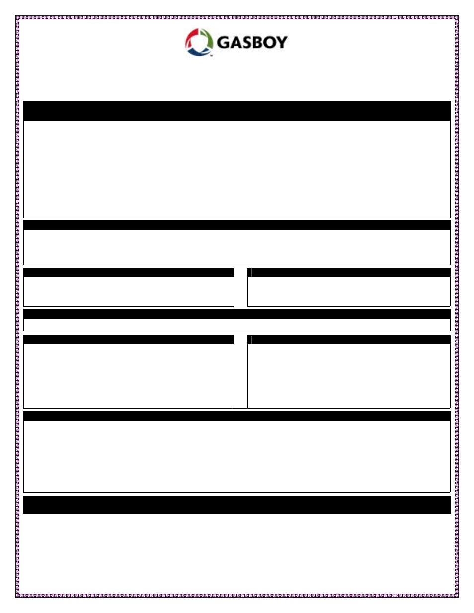 Keytrol, Fuel management systems, General exclusions | Gasboy 25 User Manual | Page 7 / 7