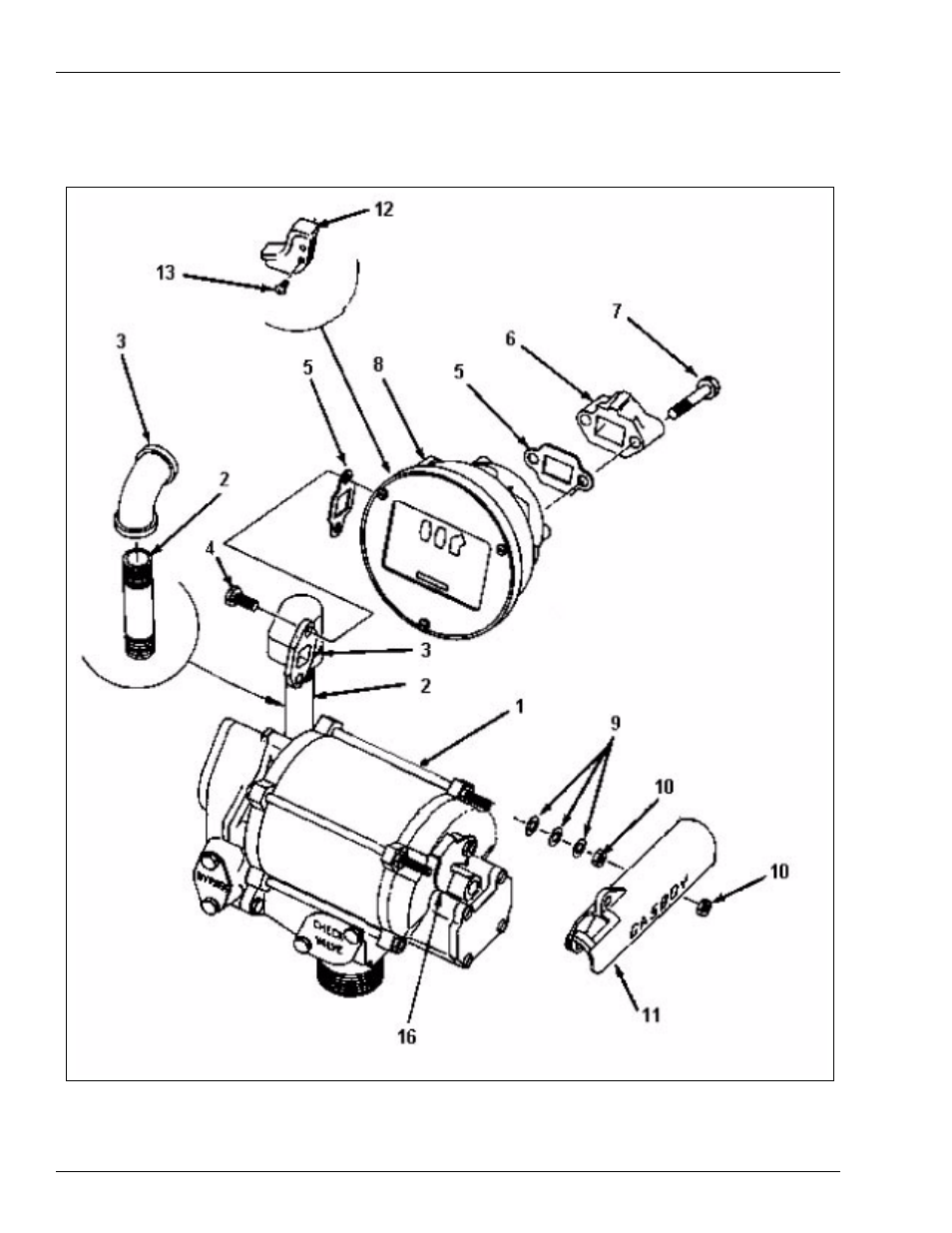 Model 72 assembly | Gasboy 70 Series Installation User Manual | Page 22 / 48