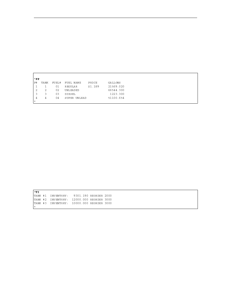 Pump totalizers, Tank inventory totalizers, Loadable pump timeouts | Gasboy 1000 Series Technical Reference Manual User Manual | Page 107 / 155