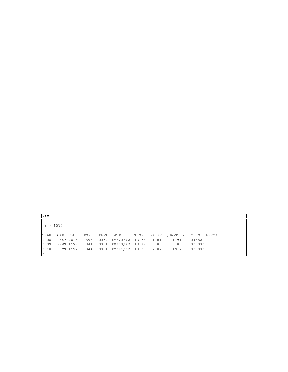 Manual entry | Gasboy 1000 Series Technical Reference Manual User Manual | Page 46 / 155