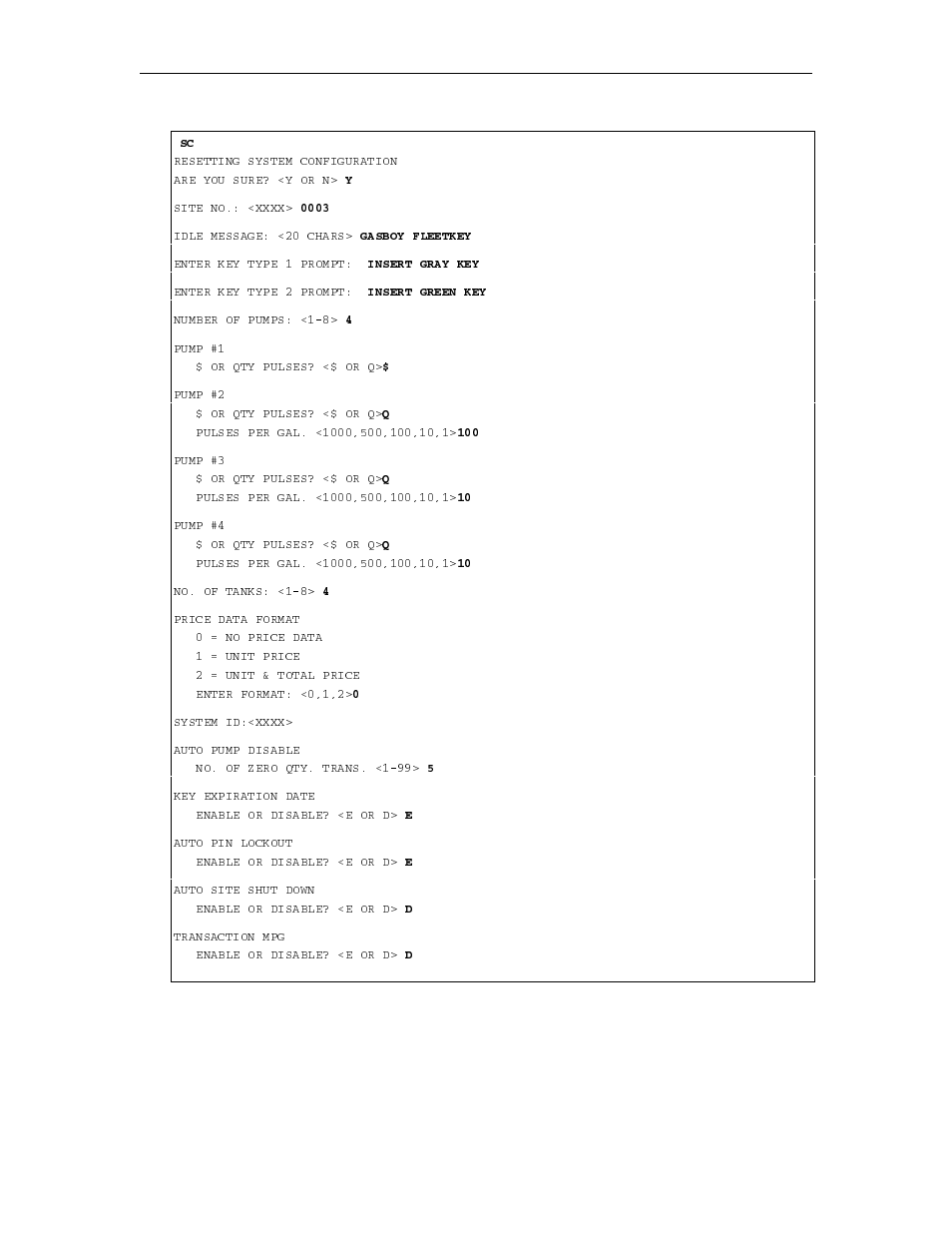 Gasboy 1000 Series FMS Startup Manual User Manual | Page 46 / 57