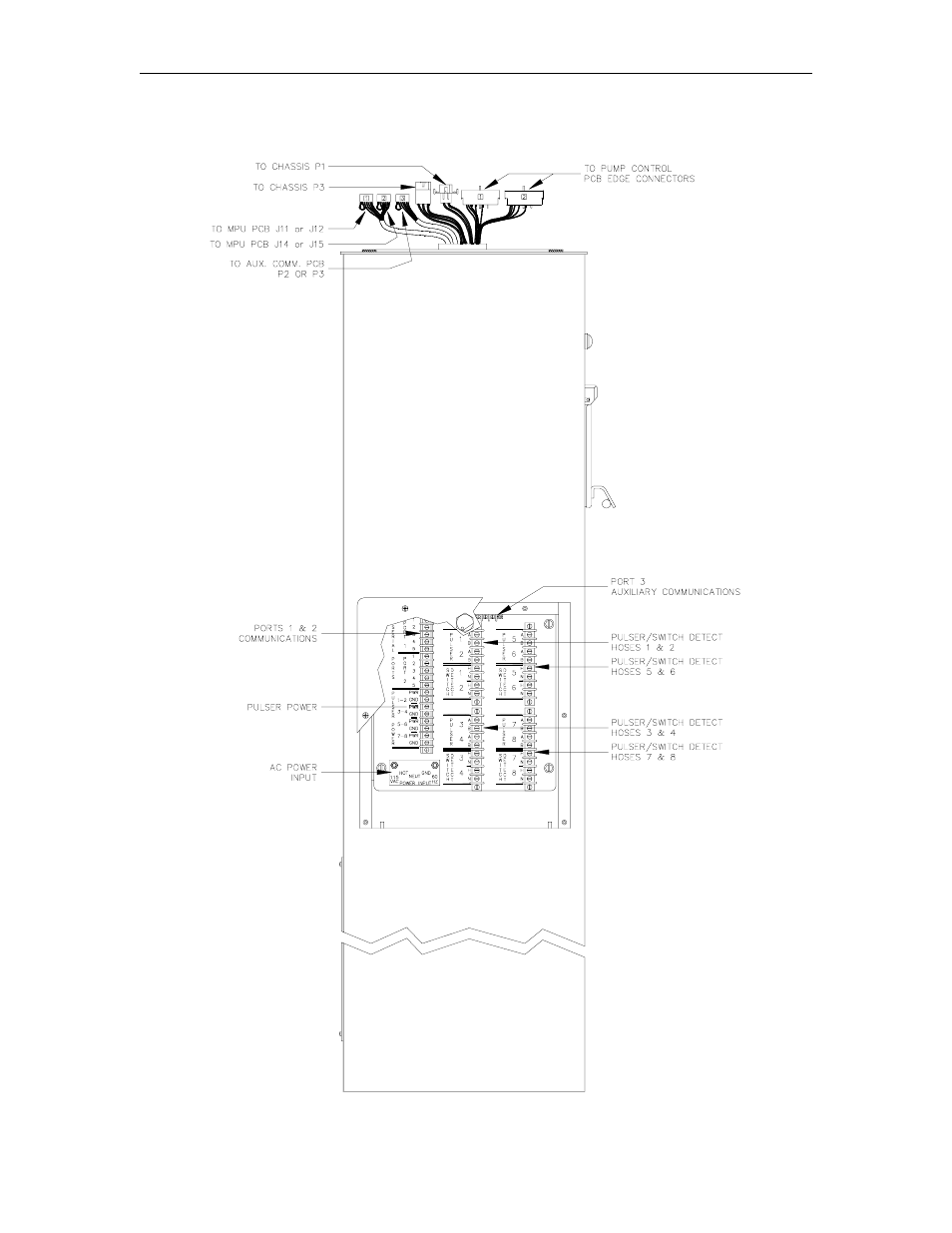 Layout - left side | Gasboy 1000 Series FMS Diagnostic Manual User Manual | Page 62 / 163