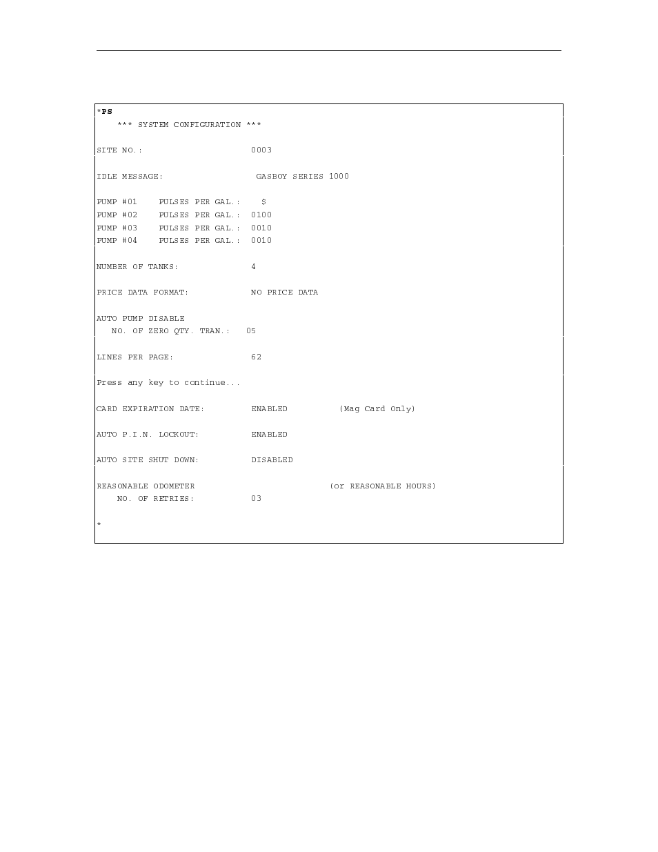 Gasboy 1000 Series FMS Operation Manual User Manual | Page 191 / 241