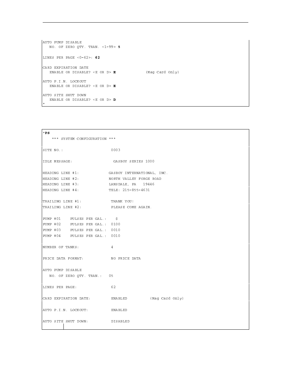 Gasboy 1000 Series FMS Operation Manual User Manual | Page 197 / 241