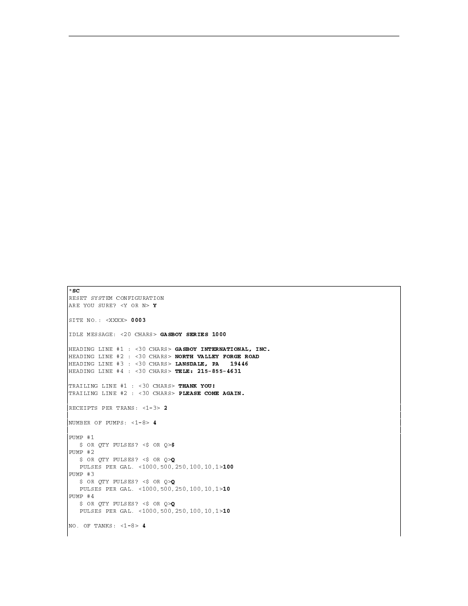 Gasboy 1000 Series FMS Operation Manual User Manual | Page 198 / 241