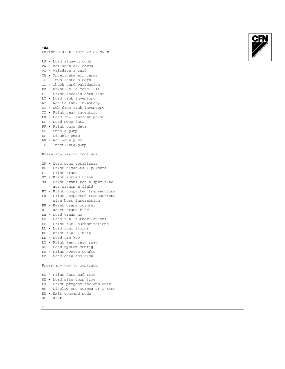 Gasboy 1000 Series FMS Operation Manual User Manual | Page 31 / 241