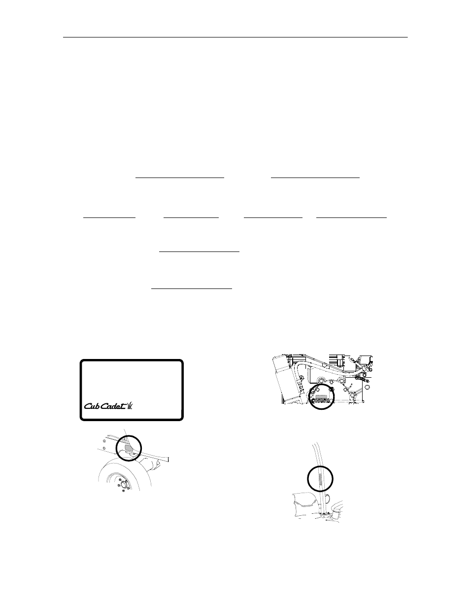 Recording model and serial number information | Cub Cadet 7252 User Manual | Page 3 / 48