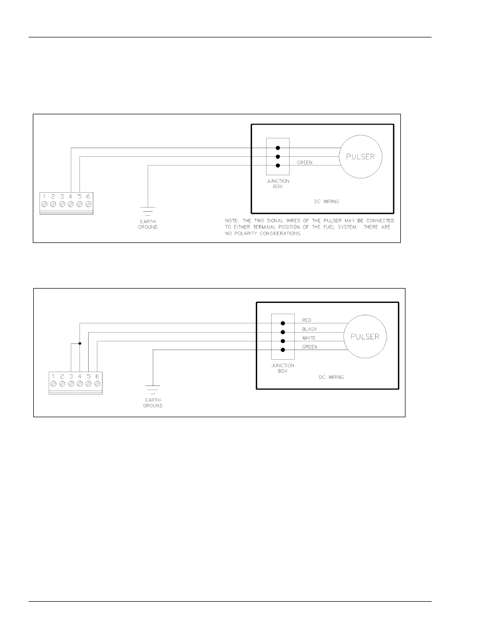 Wiring diagrams, Pulser wiring notes | Gasboy TopKAT Fuel Management System Installation User Manual | Page 56 / 140