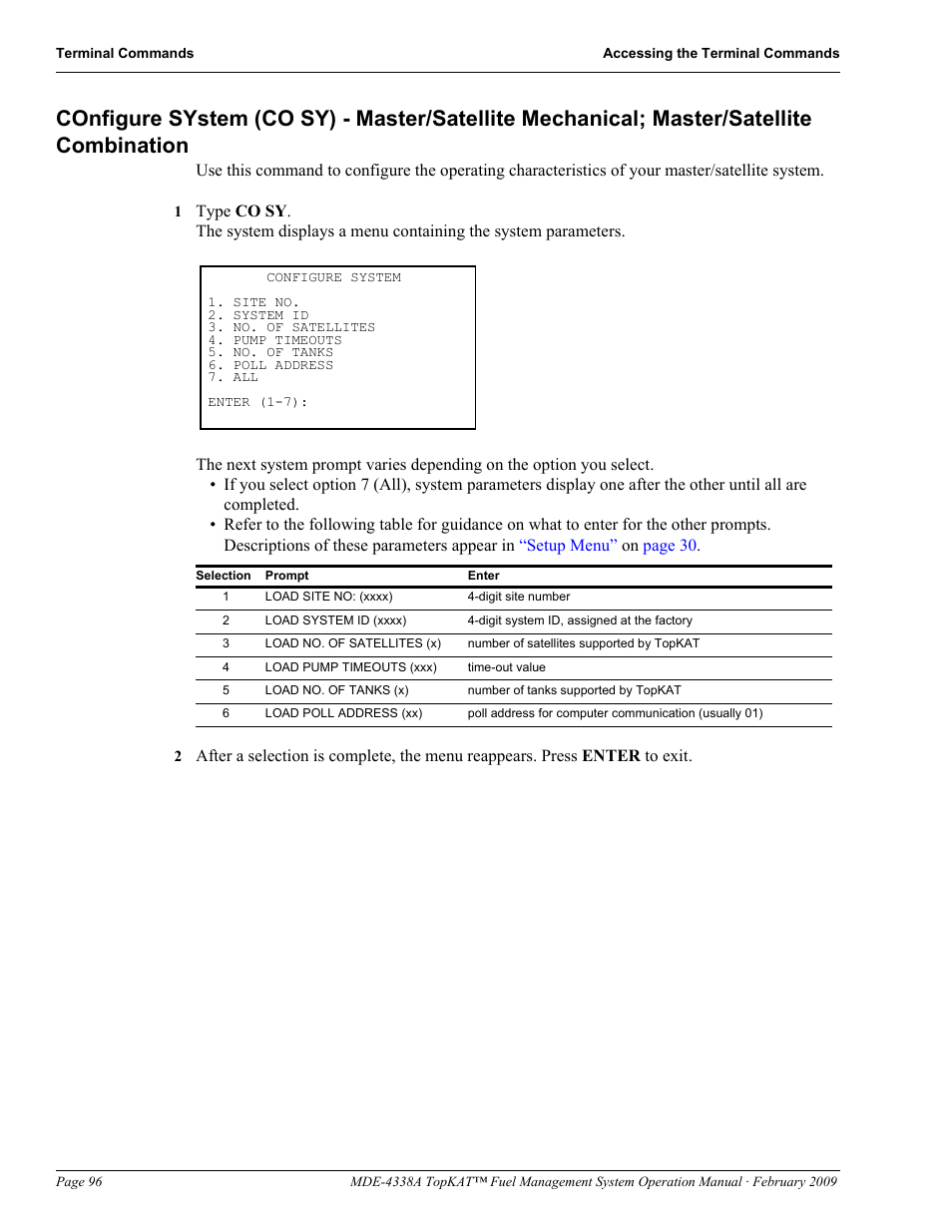 Master/satellite combination | Gasboy TopKAT Operation Manual User Manual | Page 104 / 160