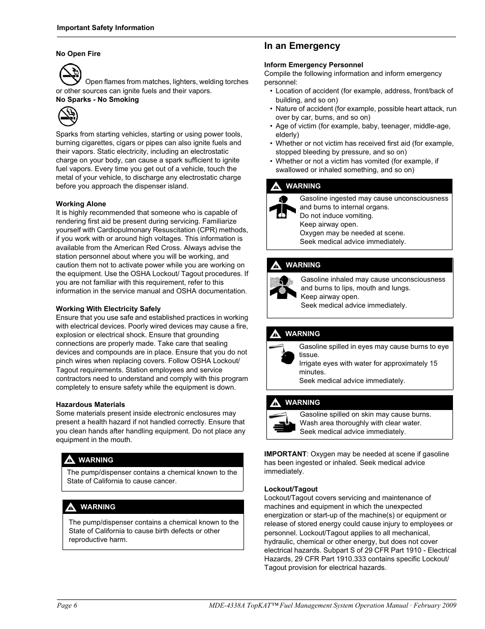 Gasboy TopKAT Operation Manual User Manual | Page 14 / 160