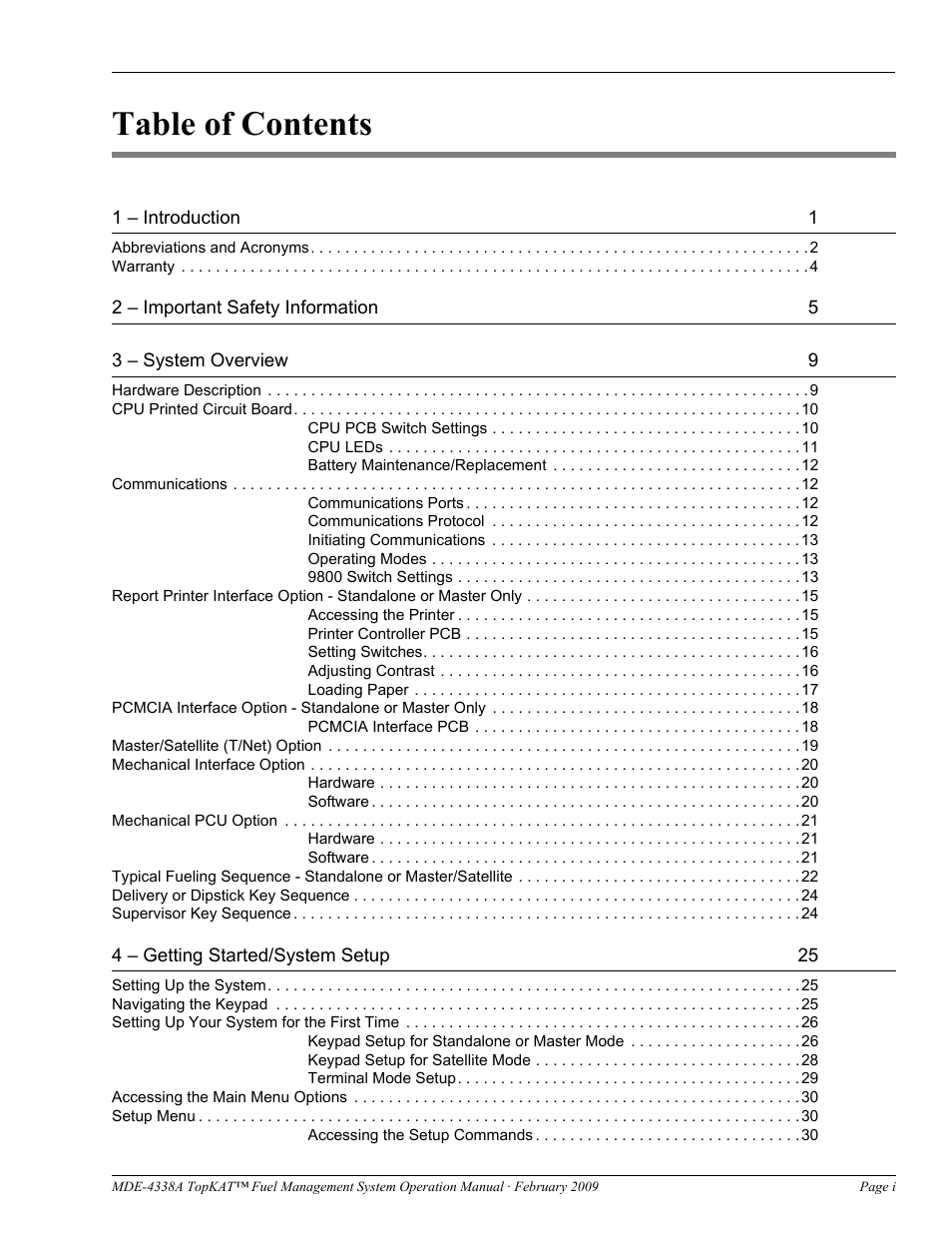 Gasboy TopKAT Operation Manual User Manual | Page 3 / 160