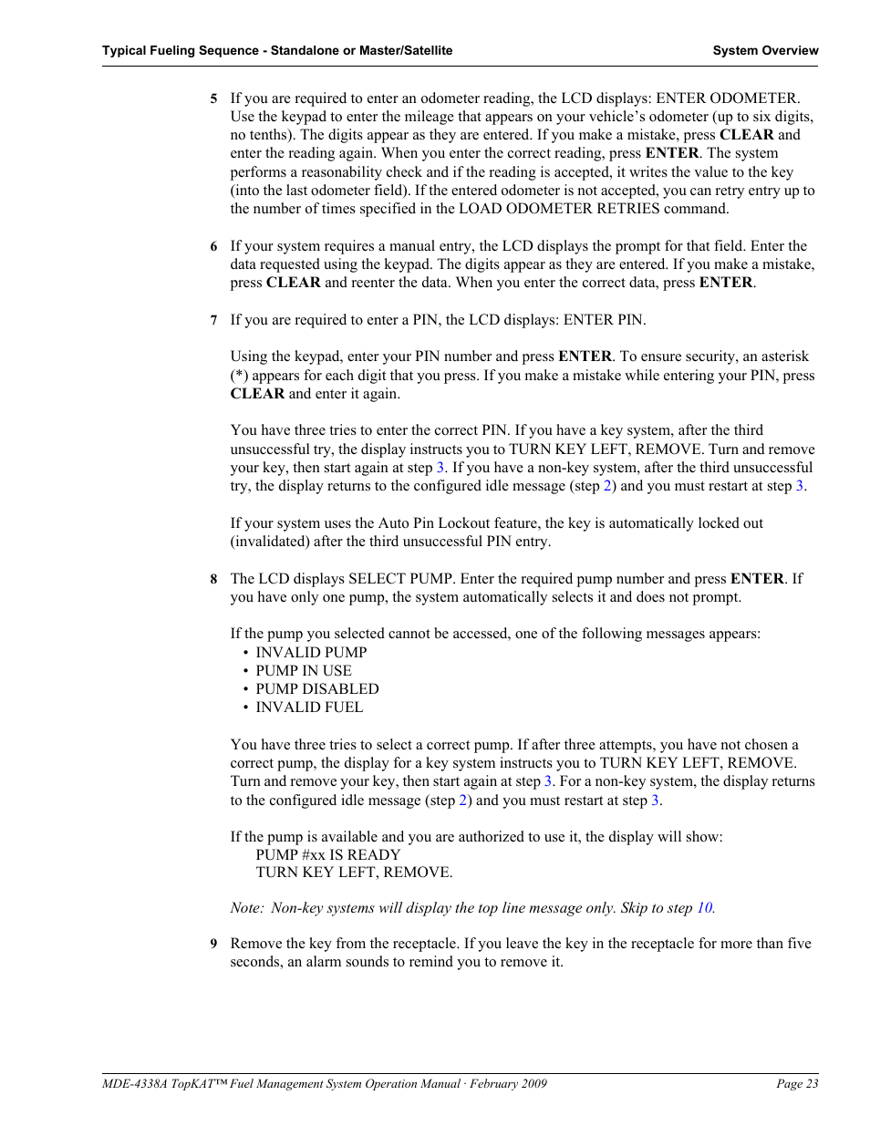 Gasboy TopKAT Operation Manual User Manual | Page 31 / 160