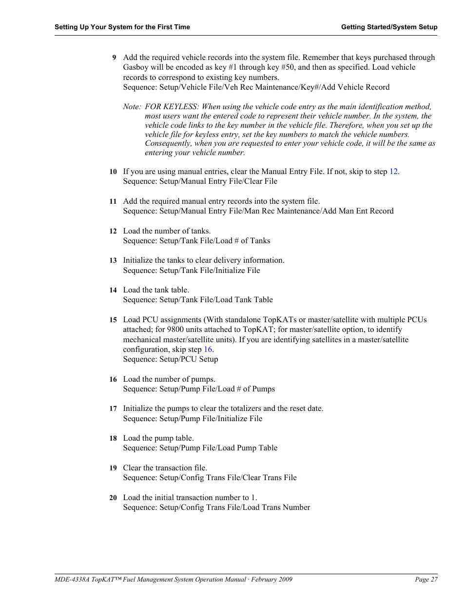 Gasboy TopKAT Operation Manual User Manual | Page 35 / 160
