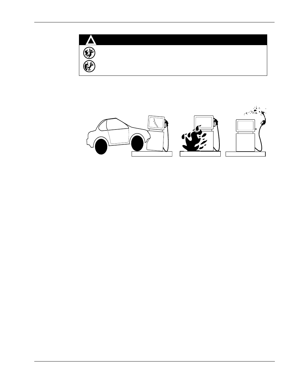 Hazards and actions | Gasboy 1000 Series Fuel Management System Installation User Manual | Page 11 / 68