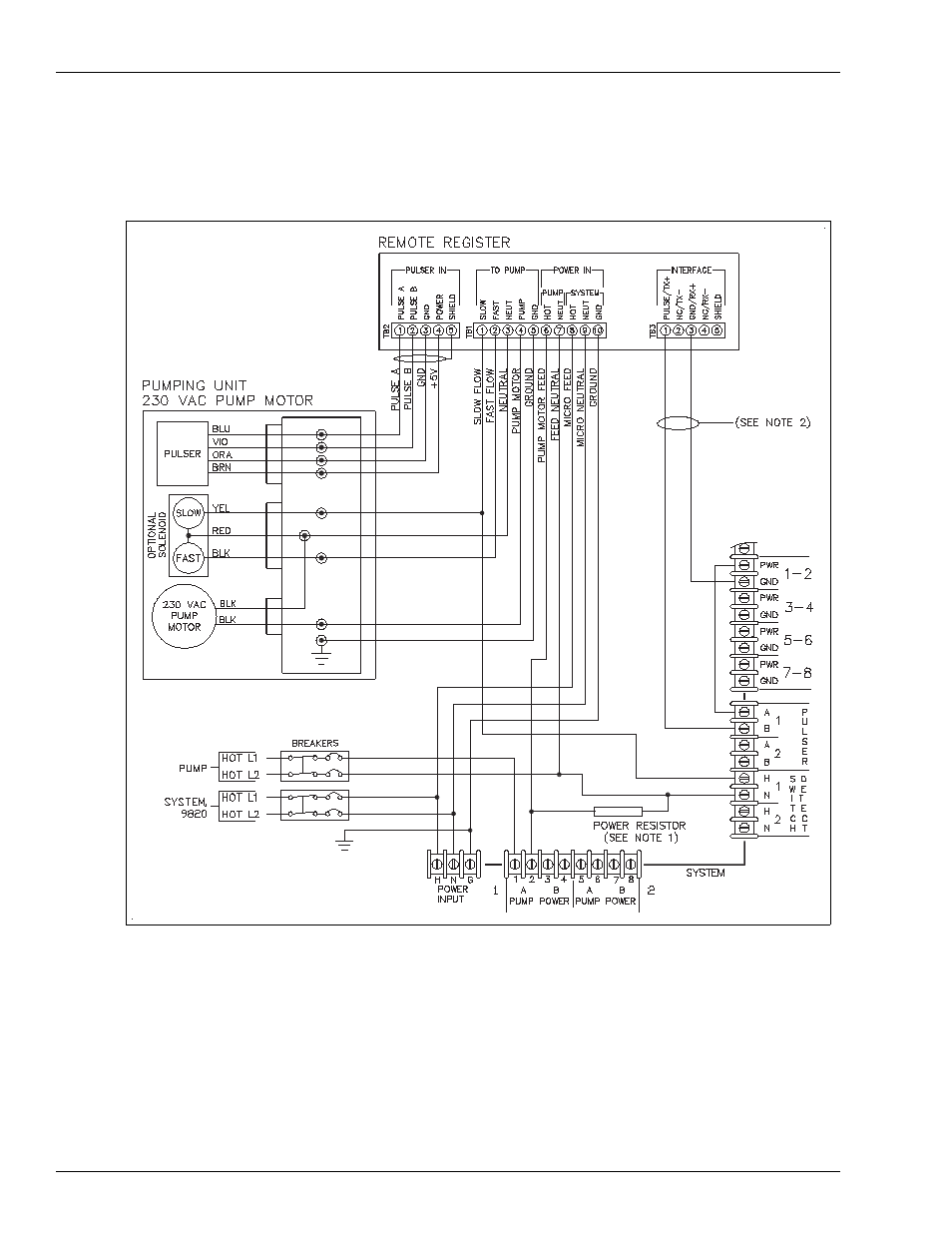 9820, 230 vac international dispensers | Gasboy 1000 Series Fuel Management System Installation User Manual | Page 52 / 68