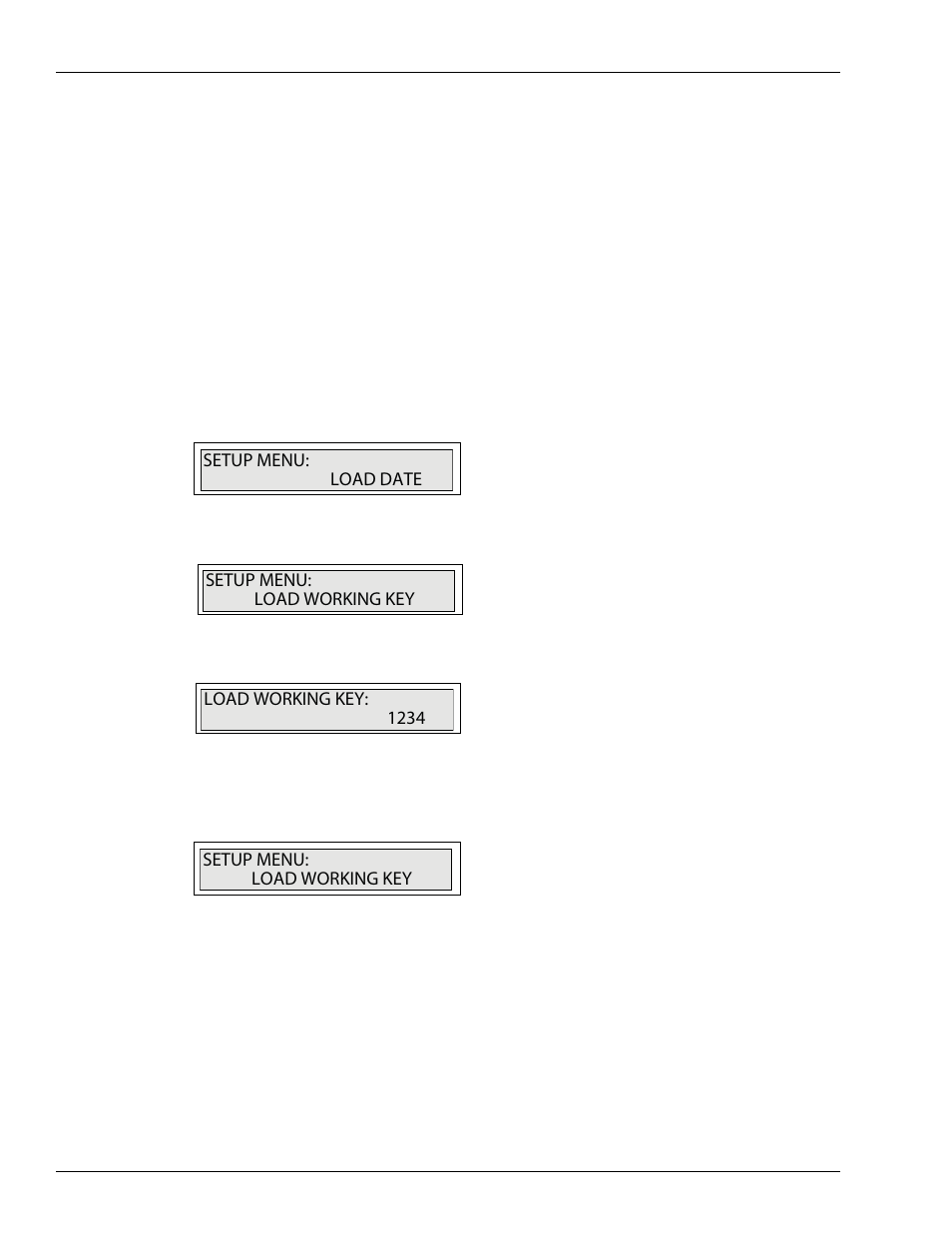 Load working key | Gasboy FMS KE200 User Manual | Page 28 / 96