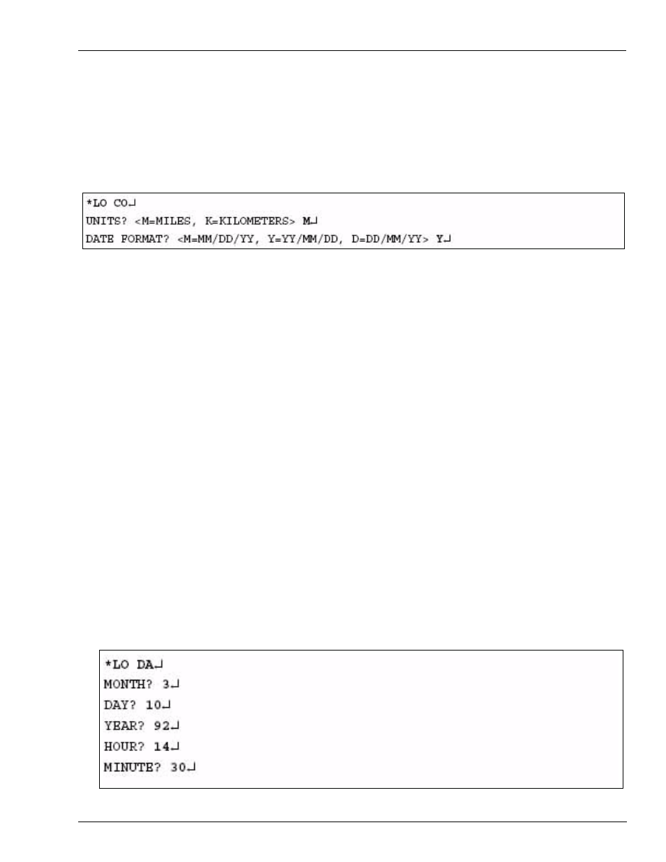 Load date (lo da) | Gasboy FMS KE200 User Manual | Page 47 / 96