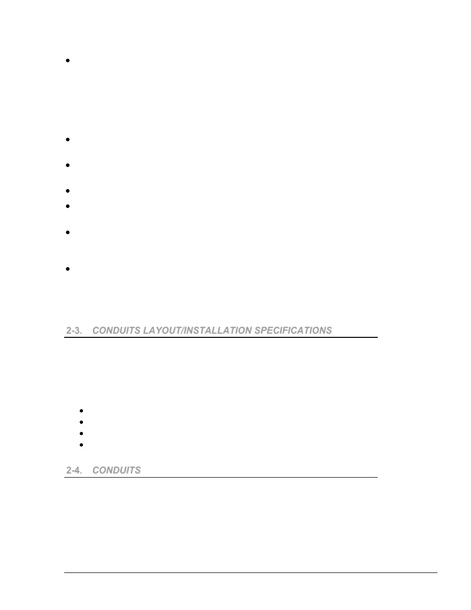 3. conduits layout/installation specifications, 4. conduits, 4.1. general | Gasboy Islander PLUS User Manual | Page 43 / 146