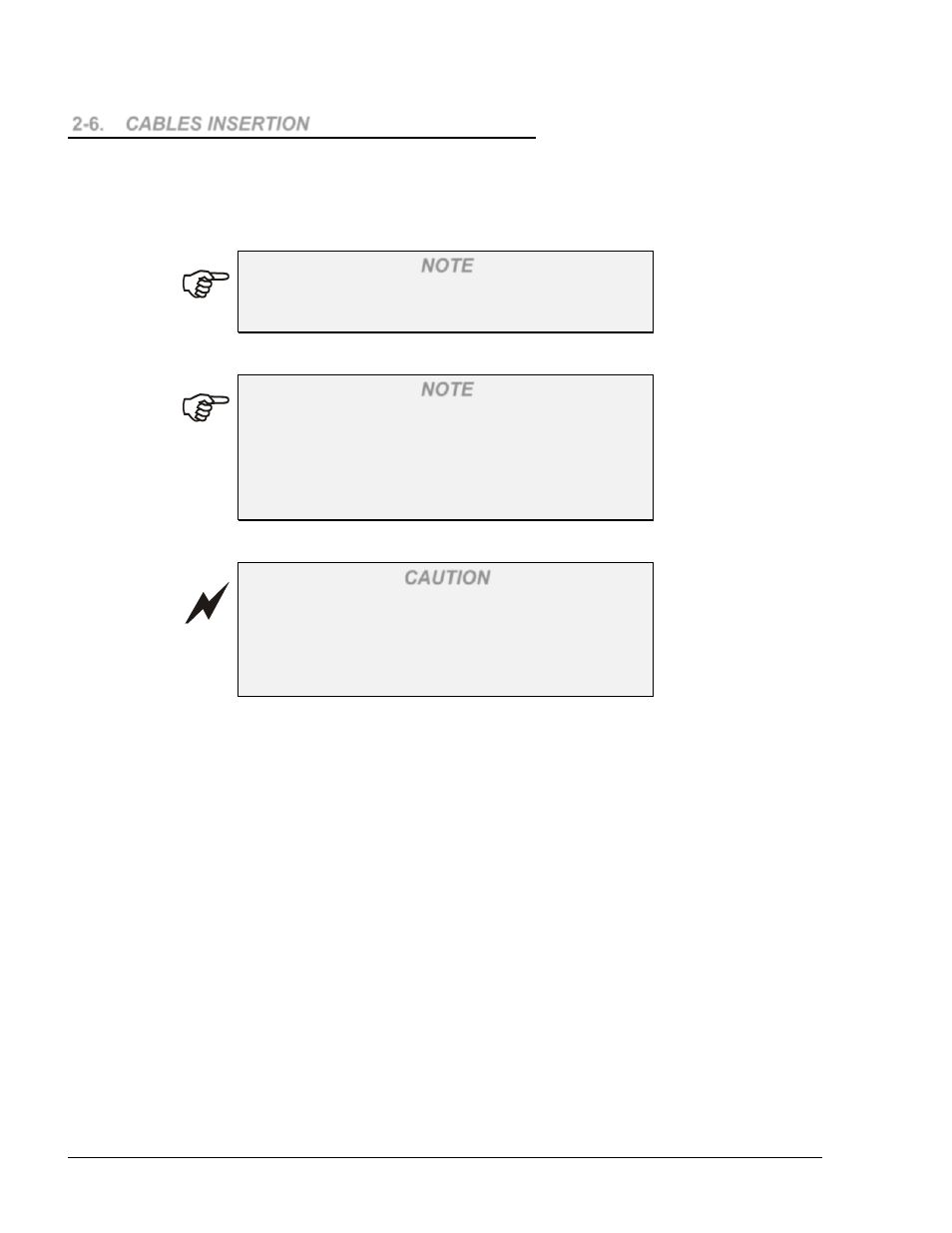 6. cables insertion, 6.1. general, 6.2. types of cables | Gasboy Islander PLUS User Manual | Page 50 / 146