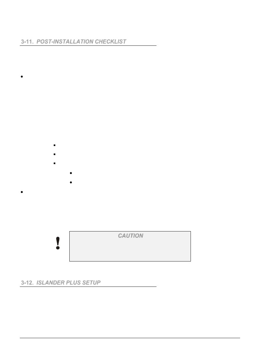 11. post-installation checklist, 12. islander plus setup | Gasboy Islander PLUS User Manual | Page 94 / 146