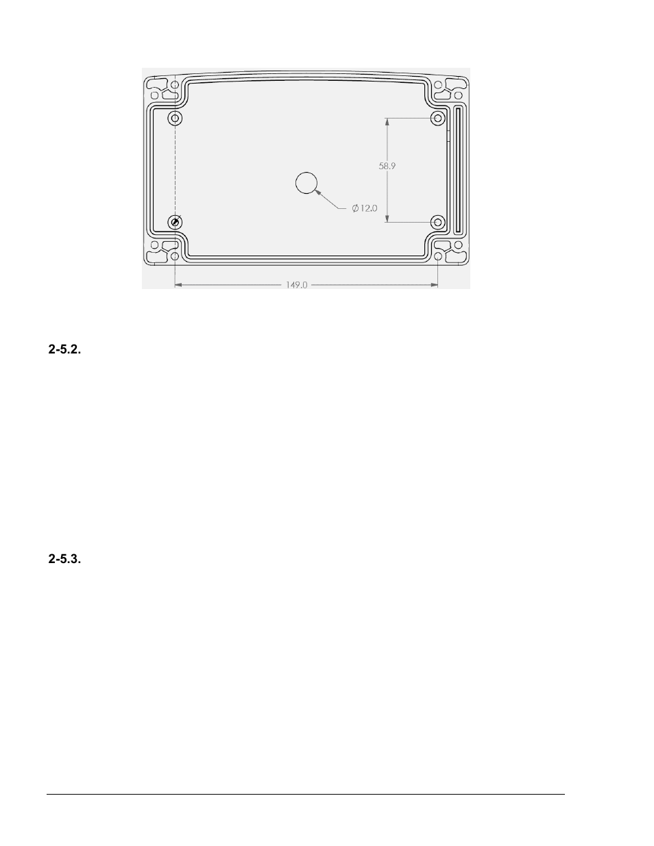 5.2. general instructions, 5.3. mechanical installation, 5.2. general | Instructions, 5.3. mechanical, Installation | Gasboy Tag Reader User Manual | Page 20 / 28