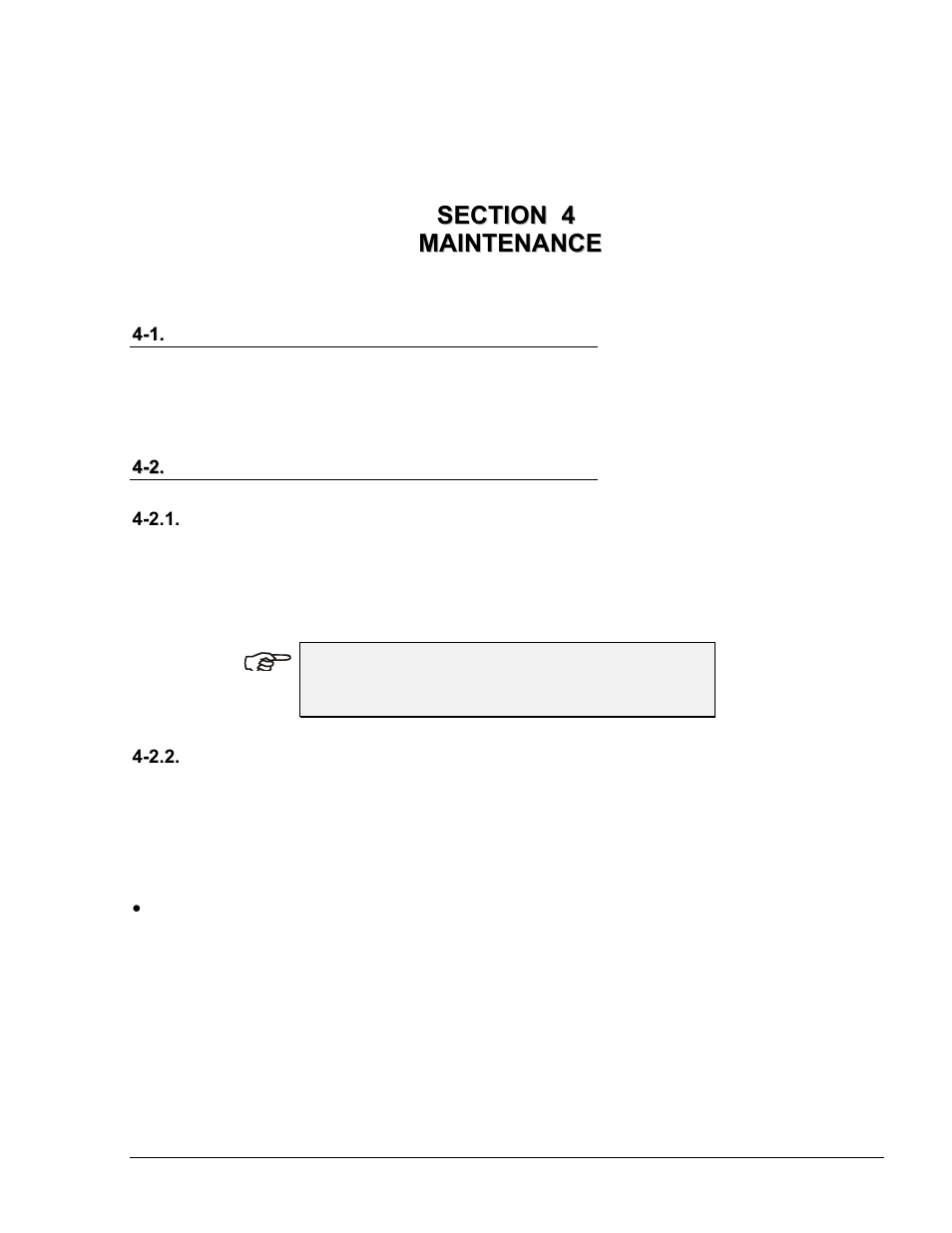 Section 4 maintenance, 1. general, 2. cleaning | 2.1. general, 2.2. cleaning instructions, 2.2. cleaning, Instructions | Gasboy Tag Reader User Manual | Page 27 / 28