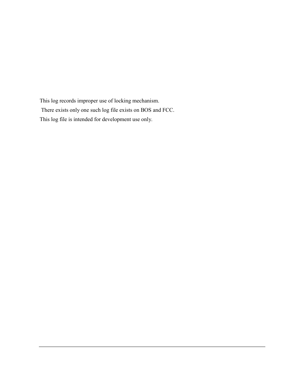4.5.11. lock miss use log (debuglock.log), This log records improper use of locking mechanism | Gasboy SiteOmat Maintenance Manual User Manual | Page 209 / 298