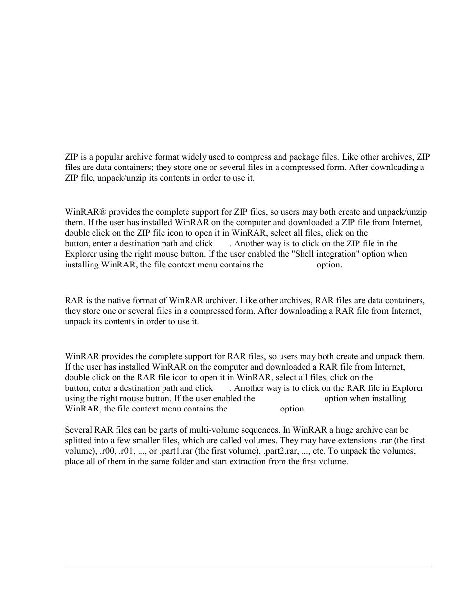 Appendix d how to open zip or rar files | Gasboy SiteOmat Maintenance Manual User Manual | Page 279 / 298