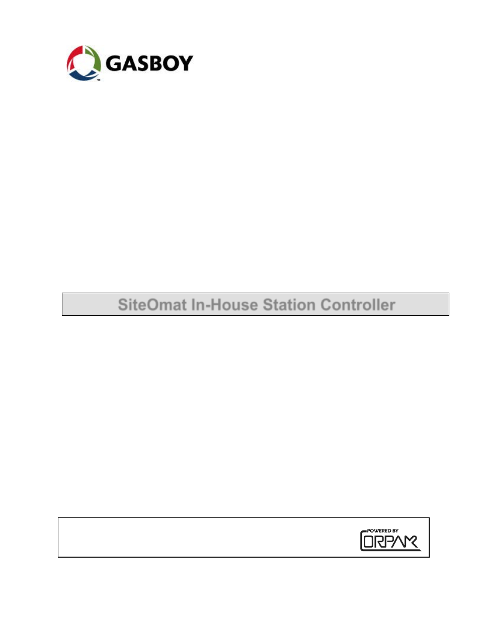 Gasboy SiteOmat Users Manual User Manual | 148 pages