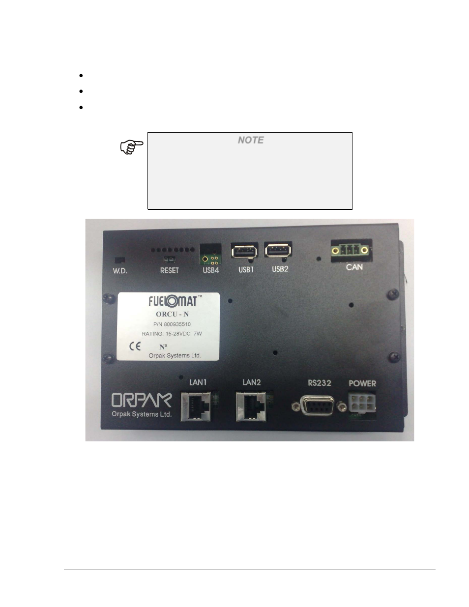 Figure 1-2 - orcu - general view | Gasboy SiteOmat Users Manual User Manual | Page 19 / 148