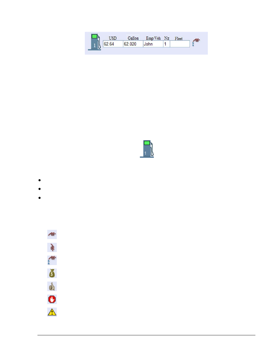 3.1.2.1. pump head indicator, 3.1.2.2. nozzle indicator | Gasboy SiteOmat Users Manual User Manual | Page 35 / 148