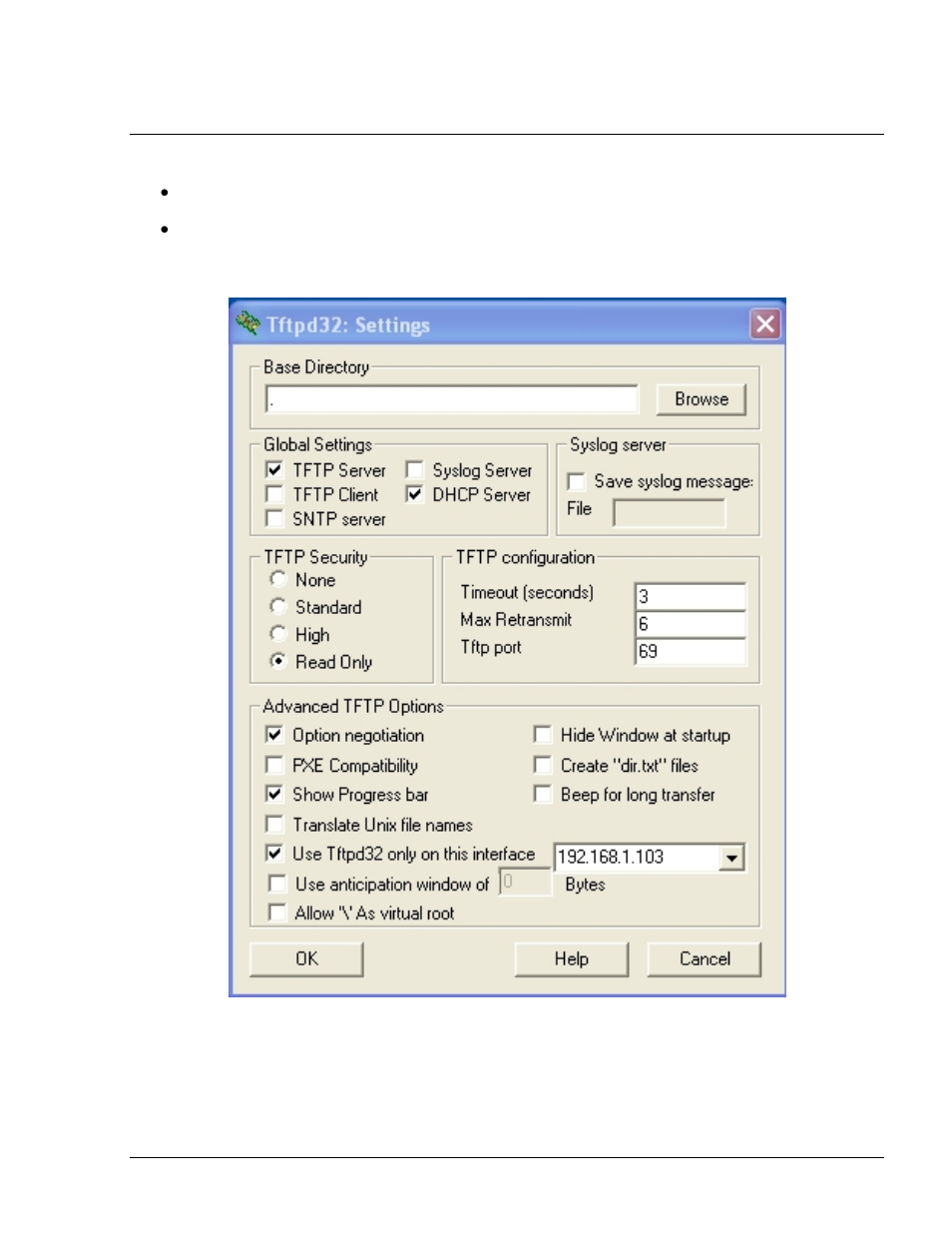 Setting the application parameters, Figure a-2 application setting parameters | Gasboy FuelOmat system 8 Popt Commverter User Manual | Page 123 / 129