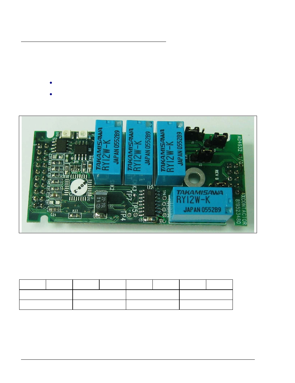 4xcontactor application, 4x contactor connector pinout, 4xcontactor | Application, Figure 2-31. 4xcontactor module | Gasboy FuelOmat system 8 Popt Commverter User Manual | Page 56 / 129