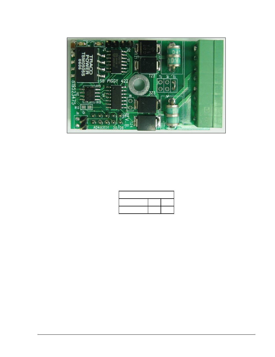 Figure 2-38. sub-rs422 module | Gasboy FuelOmat system 8 Popt Commverter User Manual | Page 63 / 129