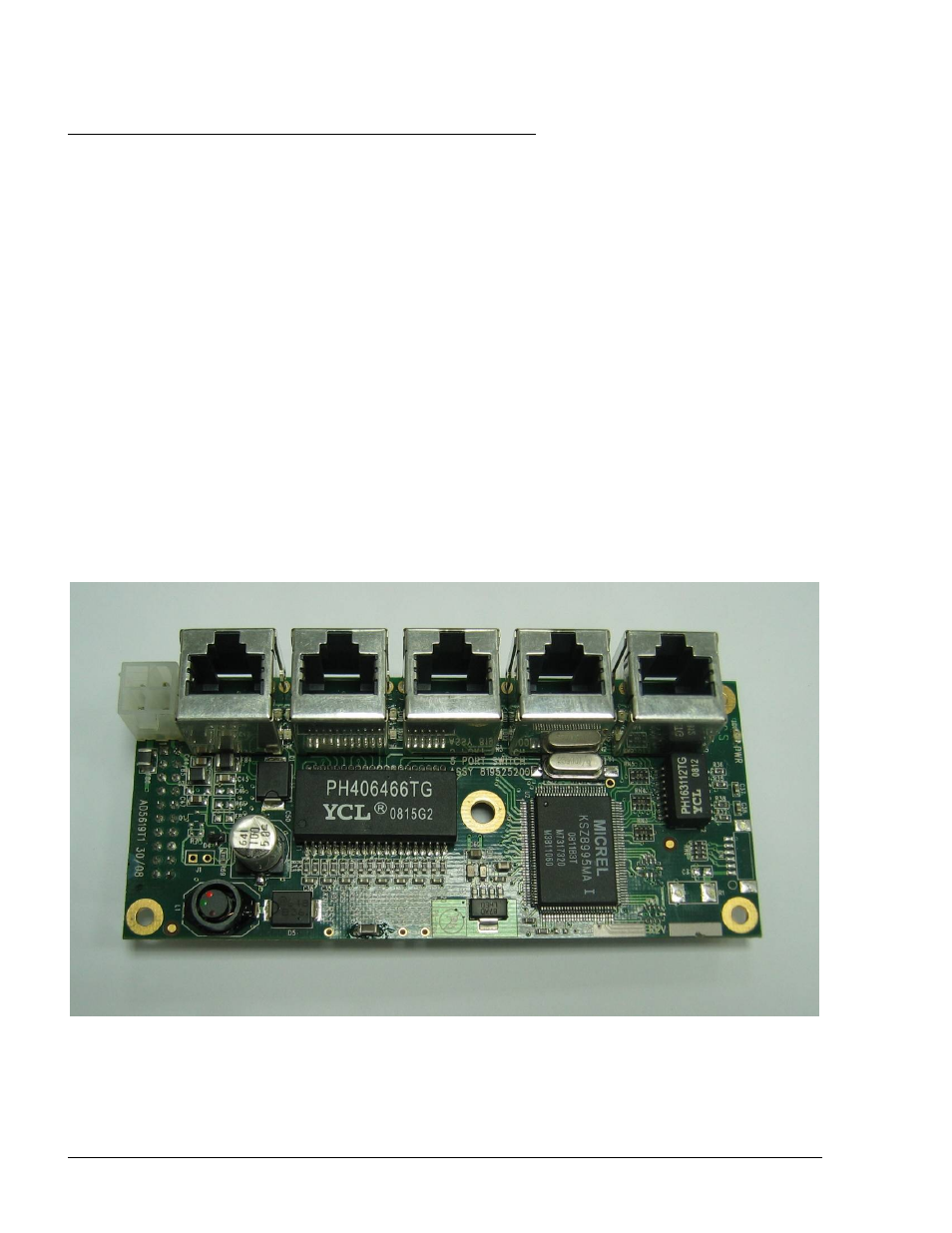 5-port lan switch, Figure 2-49 5-port lan switch | Gasboy FuelOmat system 8 Popt Commverter User Manual | Page 74 / 129