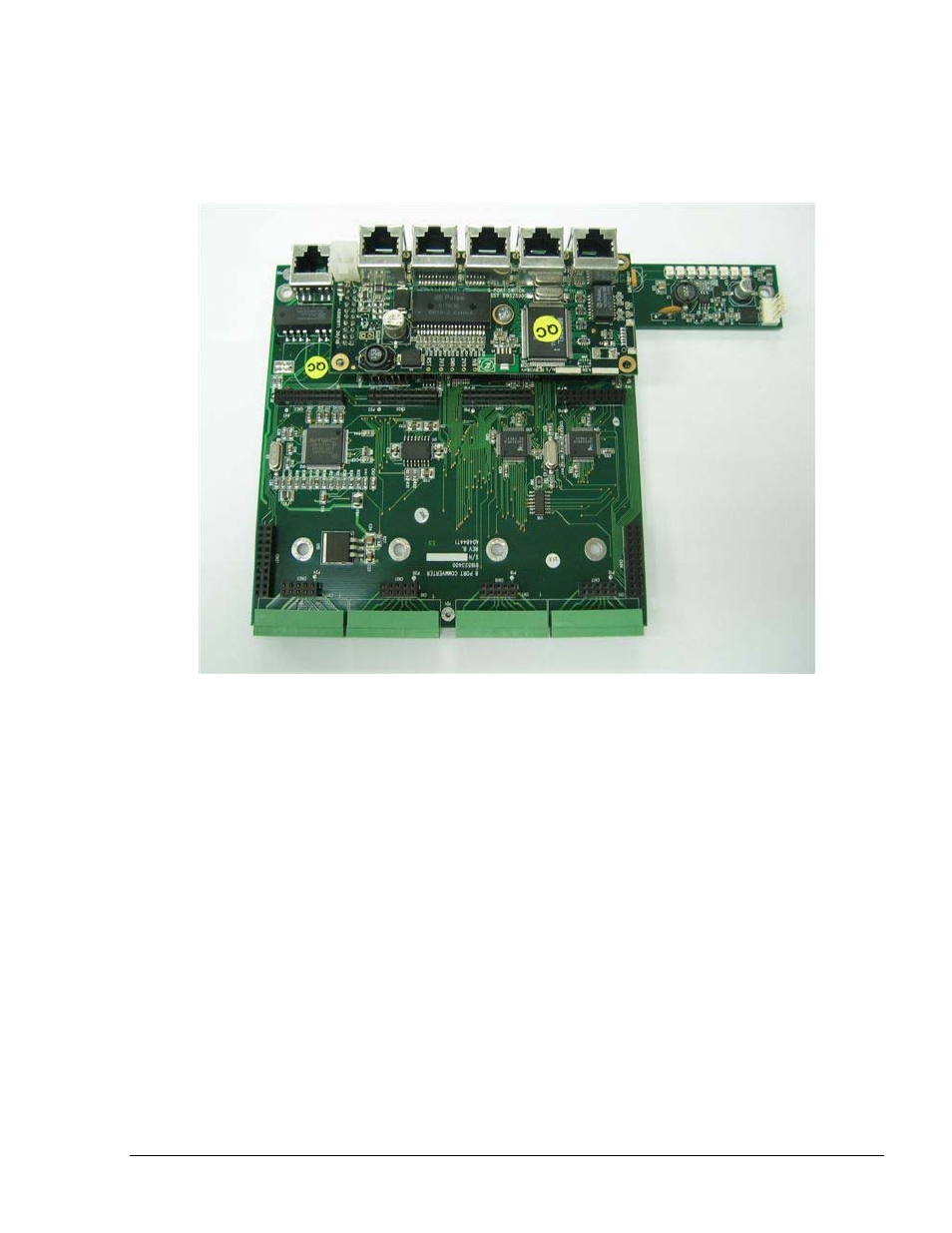 Figure 2-50 5-port lan switch on 8-port pcb | Gasboy FuelOmat system 8 Popt Commverter User Manual | Page 75 / 129