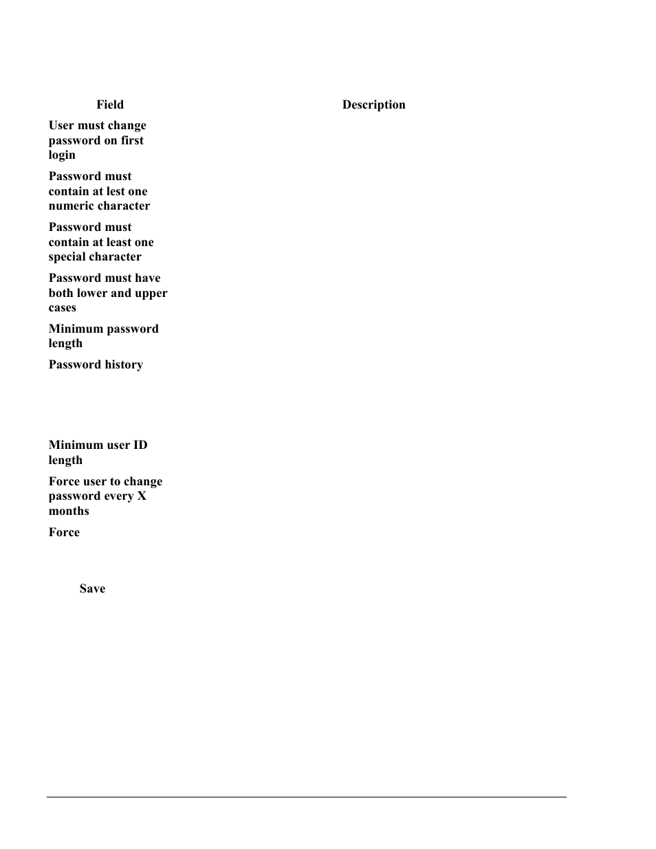 Table 6-13. policy screen fields | Gasboy Fleet Head Office System User Manual | Page 130 / 370
