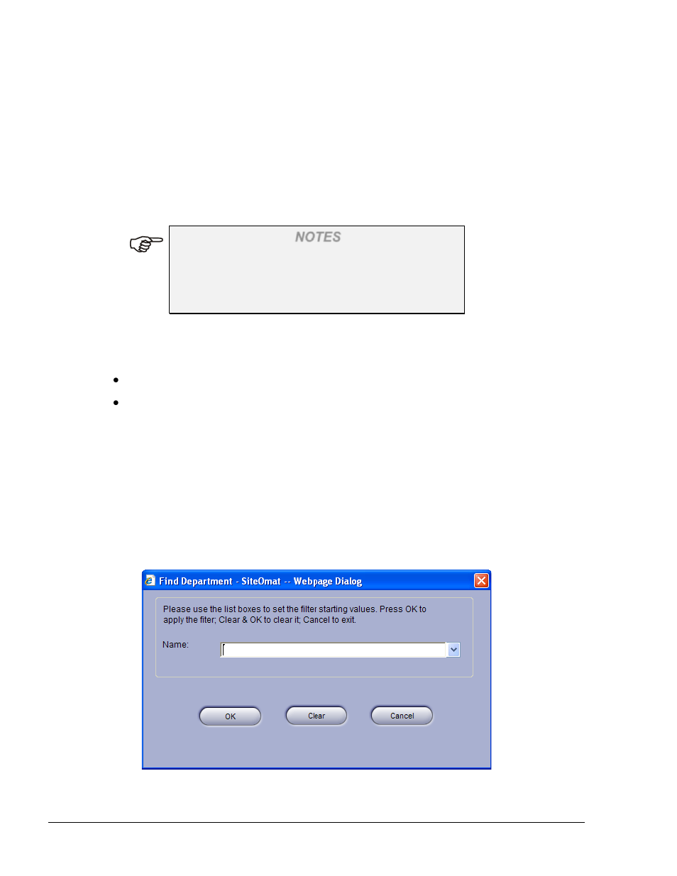 Deleting a department, Finding a department, Figure 7-30. finding a department | Ph 7.9.6.4) | Gasboy Fleet Head Office System User Manual | Page 170 / 370