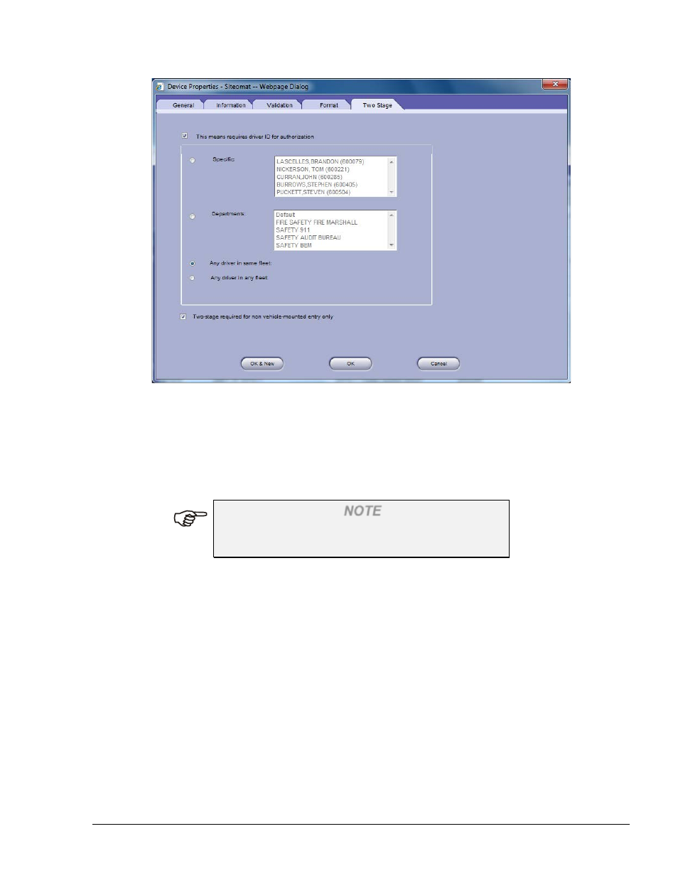 Device properties, Deleting a device | Gasboy Fleet Head Office System User Manual | Page 181 / 370