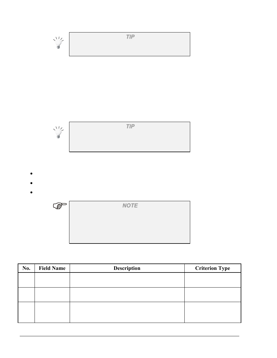 Rows in reports, Report criteria, Table 8-1. custom report fields | Gasboy Fleet Head Office System User Manual | Page 192 / 370