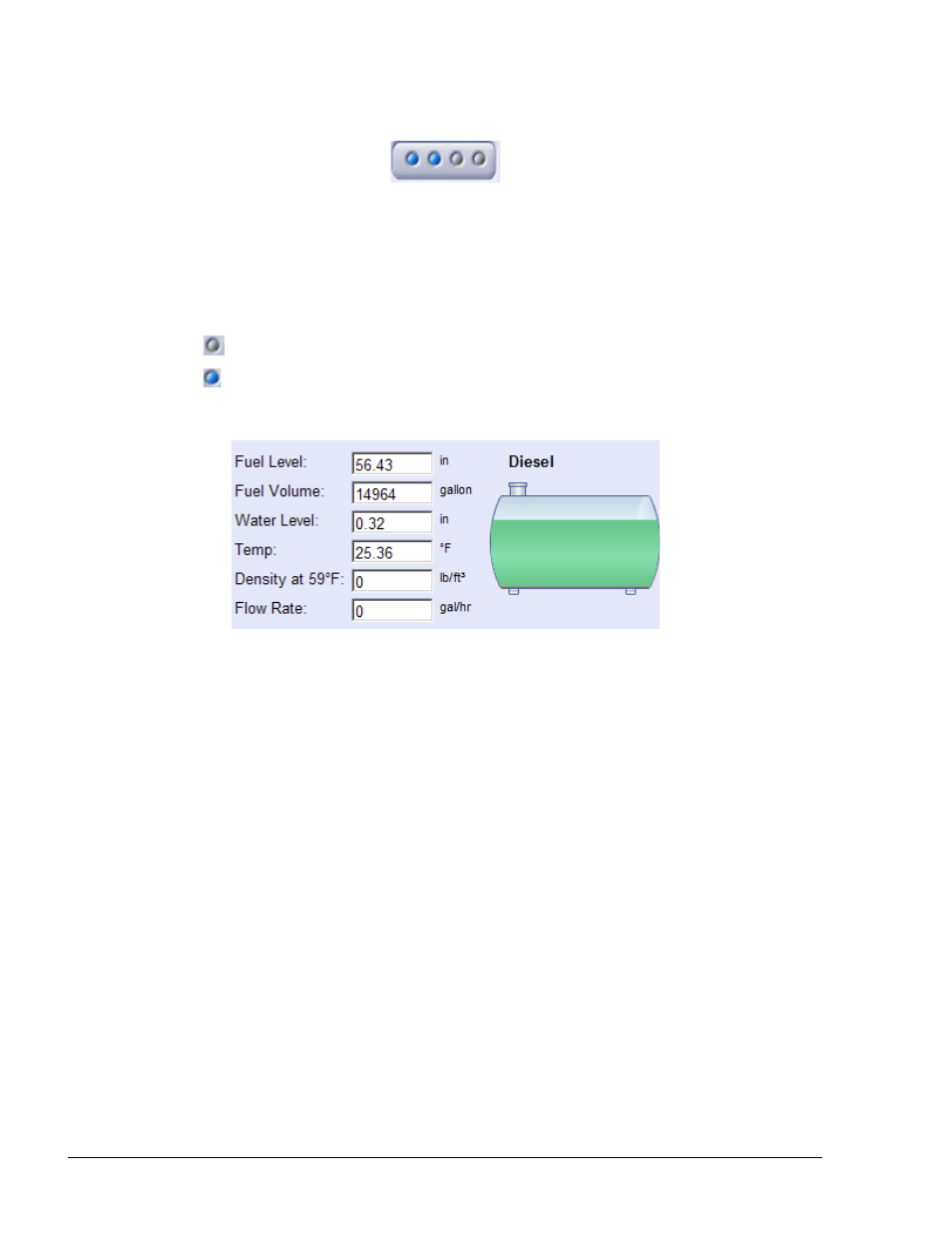 Tanks gauge, Tank head on-line data | Gasboy Fleet Head Office System User Manual | Page 272 / 370