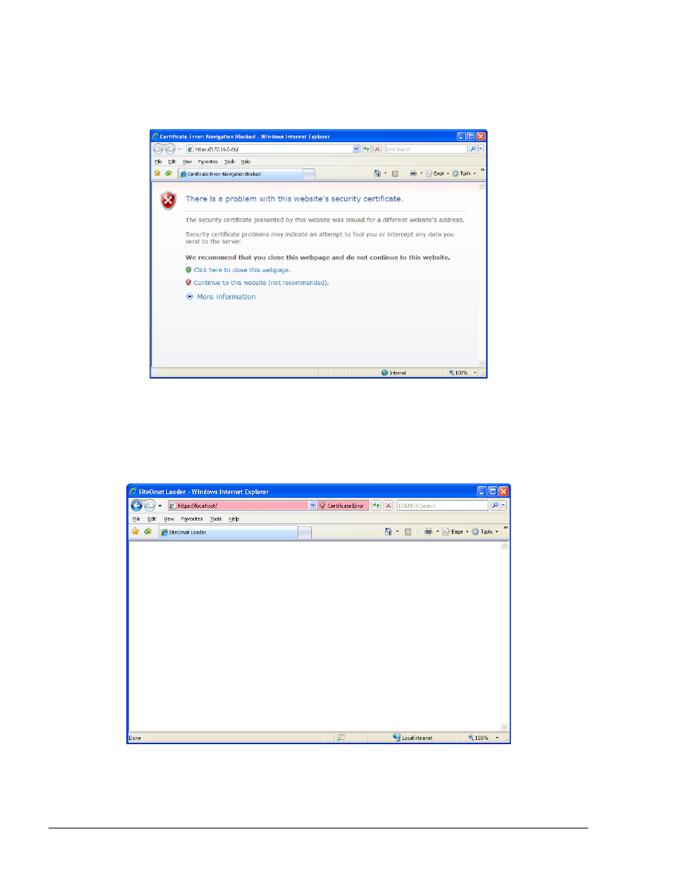 A.2.3. avoiding certificate errors | Gasboy Fleet Head Office System User Manual | Page 322 / 370