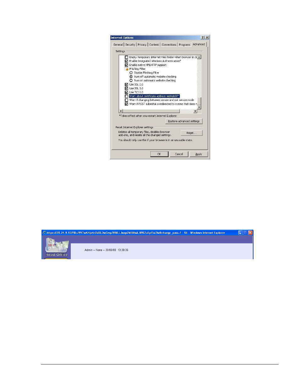 A.3 removing full url display | Gasboy Fleet Head Office System User Manual | Page 327 / 370