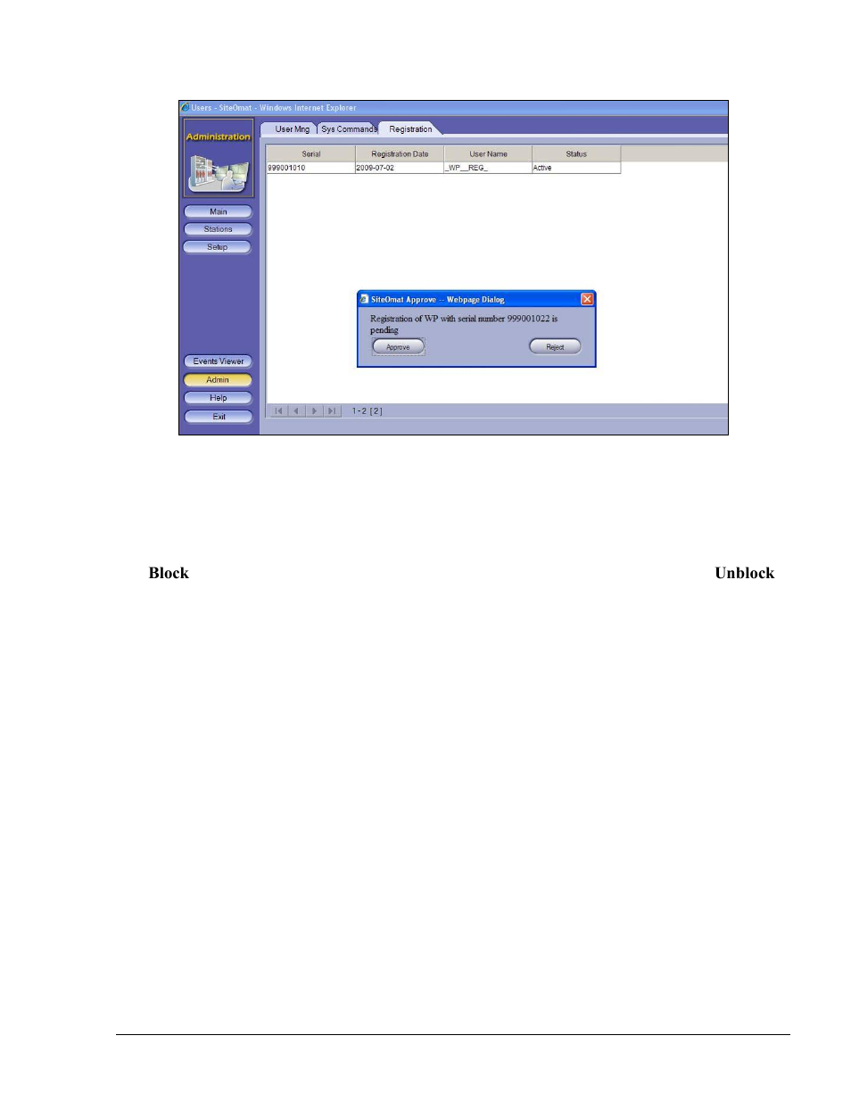 Figure c-8. approving wp registration | Gasboy Fleet Head Office System User Manual | Page 363 / 370
