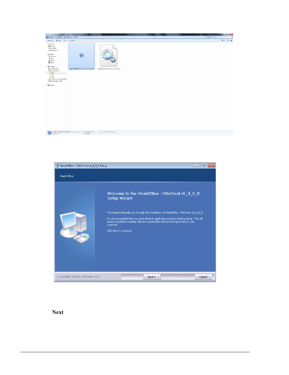 Figure 3-1. installation file icon | Gasboy Fleet Head Office System User Manual | Page 42 / 370